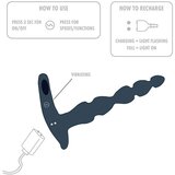 Toy Joy Vibrator za dvojni užitek ELIXER (R11024) | Shoptok.si