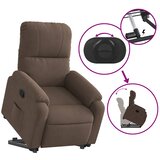  Naslonjač na podizanje smeđi od mikrovlakana | Eponuda.com