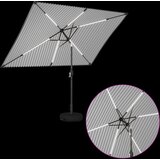  Suncobran za vrt s LED svjetlima i postoljem 200 x 300 cm | Eponuda.com
