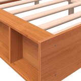 vidaXL Okvir kreveta voštano smeđi 140 x 190 cm od masivne borovine | shoptok.hr