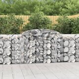  Obokana gabionska košara 6kos 300x50x100/120cm pocinkano železo Cene