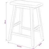  Barski Set 3 kom MDF Crni | shoptok.hr