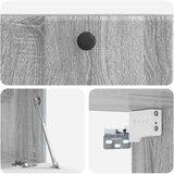 TV ormar za zid 59,5 x 31 x 30 cm Siva Sonoma Konstruirano drvo | shoptok.hr