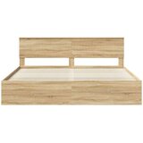  Konstrukcija postelje Sonoma 200 x 200 cm Masivno borovo les, (5000103590) | Shoptok.si
