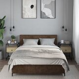 vidaXL Nočna omarica 2 kosa sonoma hrast 40x40x55 cm inženirski les Cene