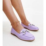 Gemre Purple moccasins with a zircon buckle Mali | Shoptok.si