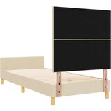 vidaXL Postelja Krem 90x200 cm Tkanina, (22048957) | Shoptok.si