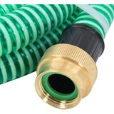  Sesalna cev z medeninastimi priključki zelena 1,1" 4 m PVC, (20981826) | Shoptok.si