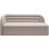 ELTAP Bež baršunasti sklopiva/s prostorom za odlaganje sofa s lijevim kutom 223 cm Fabillo – | shoptok.hr