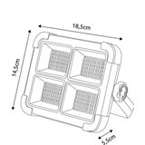 Globo Solarna rasvjeta LED, 15 W, crna | shoptok.hr