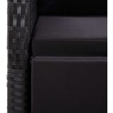  5-dijelni vrtni blagovaonski set crni | shoptok.hr