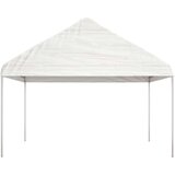 vidaXL Sjenica s krovom bijela 8 92 x 4 08 x 3 22 polietilen | shoptok.hr