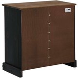 vidaXL Bivak HALDEN z drsnimi vrati črna 80x40x80 cm masivni les | Shoptok.si