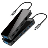 USB-C hub razdelilnik, 13-v-1