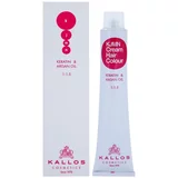 Kallos KJMN Cream Hair Colour Keratin & Argan Oil boja za kosu s keratinom, kolagenom i arganovim uljem nijansa 6.3 Dark Golden Blond 100 ml