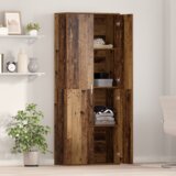  Visoki ormarić od starog drva 70x35x180 cm Inženjersko drvo | shoptok.hr