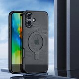 Dux ducis Aimo Mag maska sa MagSafe i postoljem za iPhone 16 - crna | shoptok.hr