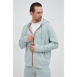 Paul Smith Pamučna dukserica muška, boja zelena, s kapuljačom | shoptok.hr