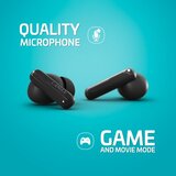 Lamax brezžične ušesne slušalke z mikrofonom Clips1 Plus, črna, ANC | Shoptok.si