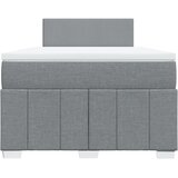  Krevet s oprugama i madracem svjetlosivi 120x190 cm od tkanine | shoptok.hr