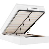 vidaXL otomanski okvir kreveta s madraca bijeli 120x190cm umjetna koža | shoptok.hr
