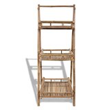 Furnova 3-nadstropno stojalo za rastline iz bambusa, (21920452) | Shoptok.si