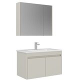 Hanah home Kupatilski ormarić sa umivaonikom i ogledalom (2 komada) Arno 85 788 | Eponuda.com