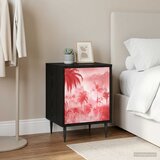  Noćni ormar AACHEN Crni hrast 36 x 33 x 51 cm Konstruirano drvo | shoptok.hr