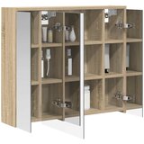  Kupaonski ormar s ogledalom Sonoma hrast 73,5 x 16 x 62,5 cm | shoptok.hr