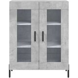  Visoka komoda siva betona 69 5x34x180 cm od konstruiranog drva | shoptok.hr