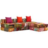  Modularni tabure za 3 osobe od tkanine s patchworkom | shoptok.hr