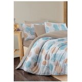 Mila Home Modra/rjava posteljnina za zakonsko posteljo/podaljšana z rjuho/4-delna 200x220 cm Magnolia – Cene