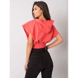 FANCY Sweatshirt-FA-BL-7227.86P-Coral | Shoptok.si