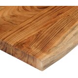 Stolna ploča 140x40x3,8 cm pravokutna bagremovo drvo živi rub | shoptok.hr