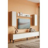 Hanah home TV komoda Didema 180, hrast Sapphire / bela | Eponuda.com