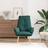  Fotelja Tamnozelena 69 x 74 x 93 cm Tkanina i Pločasti Drvo | Shoptok.si