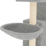  Penjalica za mačke sa stupovima za grebanje svjetlosiva 83 cm | shoptok.hr