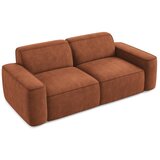Makamii Sedežna garnitura iz šenilje v barvi terakote 204 cm Omao – | Shoptok.si