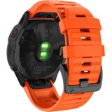 INF garmin zapestnica 26 mm fenix 6X/5X Plus/3HR/Descent MK1 silikon oranžna, (21236172) | Shoptok.si