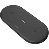 Hoco - bežični punjač Dual-Power (CW23) - s Type-C kabelom, 10 W - crni | shoptok.hr