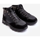 Kesi Men's lace-up trekking boots Trapper Black Salomene | shoptok.hr