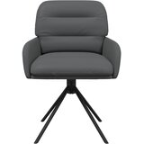  Okretne blagovaonske stolice 4 pcs Umjetna koža Siva | Eponuda.com