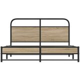  Posteljni okvir brez vzmetnice 150x200 cm dim. hrast inž. les, (21610752) | Shoptok.si