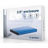 Gembird EE2-U3S-3-DB USB 3.0 externo kućište za 2.5 SATA hard diskove, aluminium, deep-blue Cene