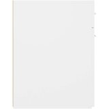 vidaXL Ormarić za lijekove visoki sjaj bijeli 20x45,5x60 cm od iverice | shoptok.hr