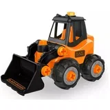 Razdvojivi bager TT002M-BD, 3+, Narandžasti + Odvijač, Crni