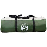  Tunelski šator s krovom Zelena i bijela 700 x 590 x 215 cm | shoptok.hr