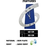 WALLXPERT dekorativni metalni zidni sat beyan 1 multicolor | ePonuda.com