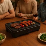 Multi Garden 3-u-1 električni roštilj – samostojeći i stolni, grill ploča, posuda za masnoću, termostat | shoptok.hr