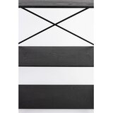 White Label Črn kovinski regal 120x180x40 cm Marcio – | Shoptok.si